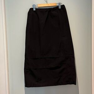 Club Monaco Midi Length cotton-nylon narrow-fit technical utility skirt